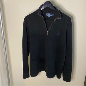 Polo by Ralph Lauren black knit Half Zip